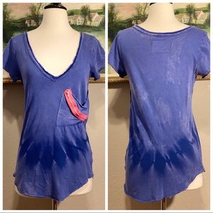 Born Fabulous Couture New Tie Dye Embellished Tee